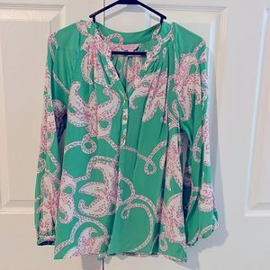 Lilly Pulitzer Elsa blouse small
